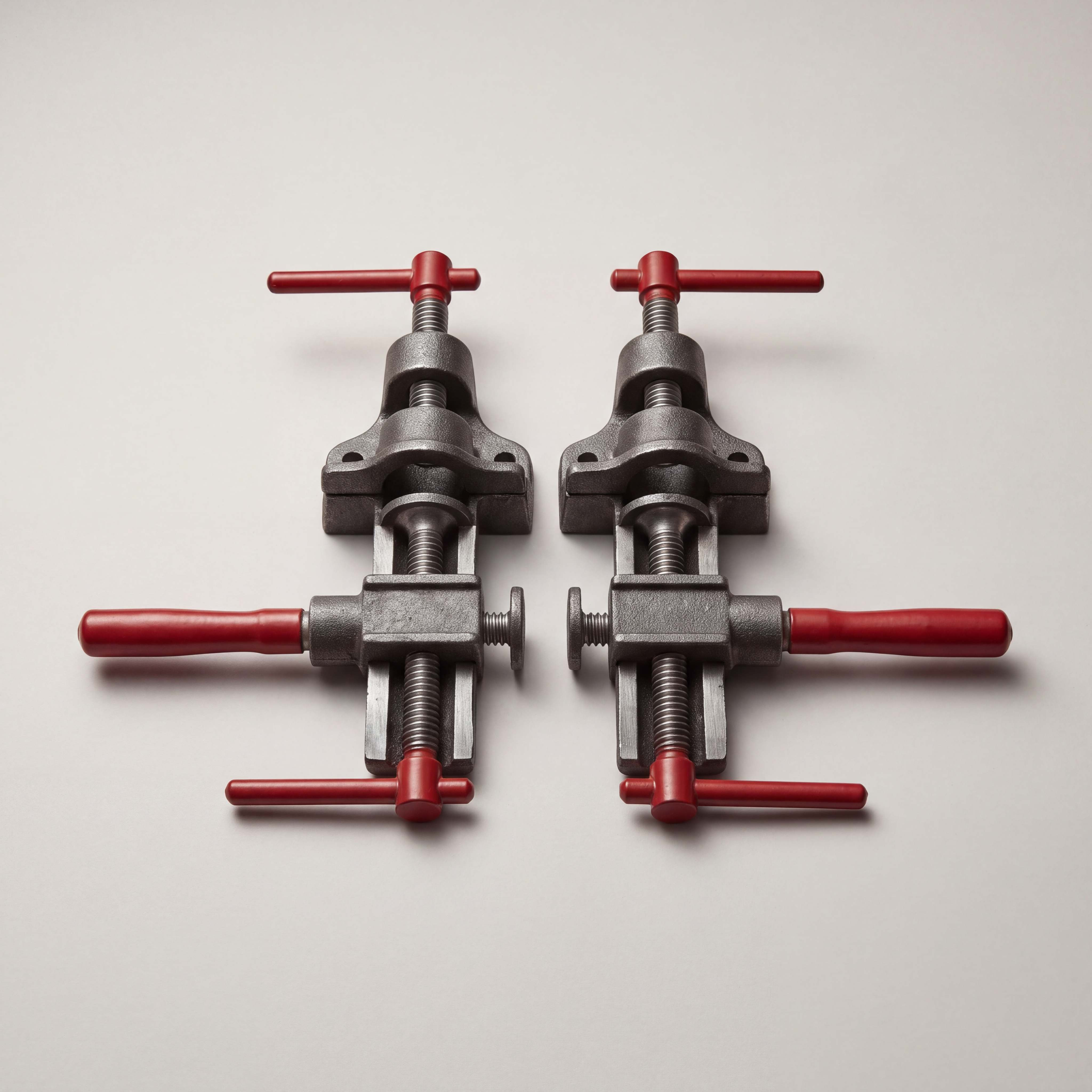Pipe Clamp Fixture Pair, 3/4 in