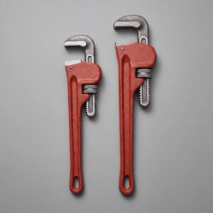 Pipe Wrench Pair, 350 mm & 450 mm