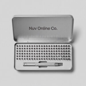 Precision Screwdriver Set, 64 Bit Aluminium
