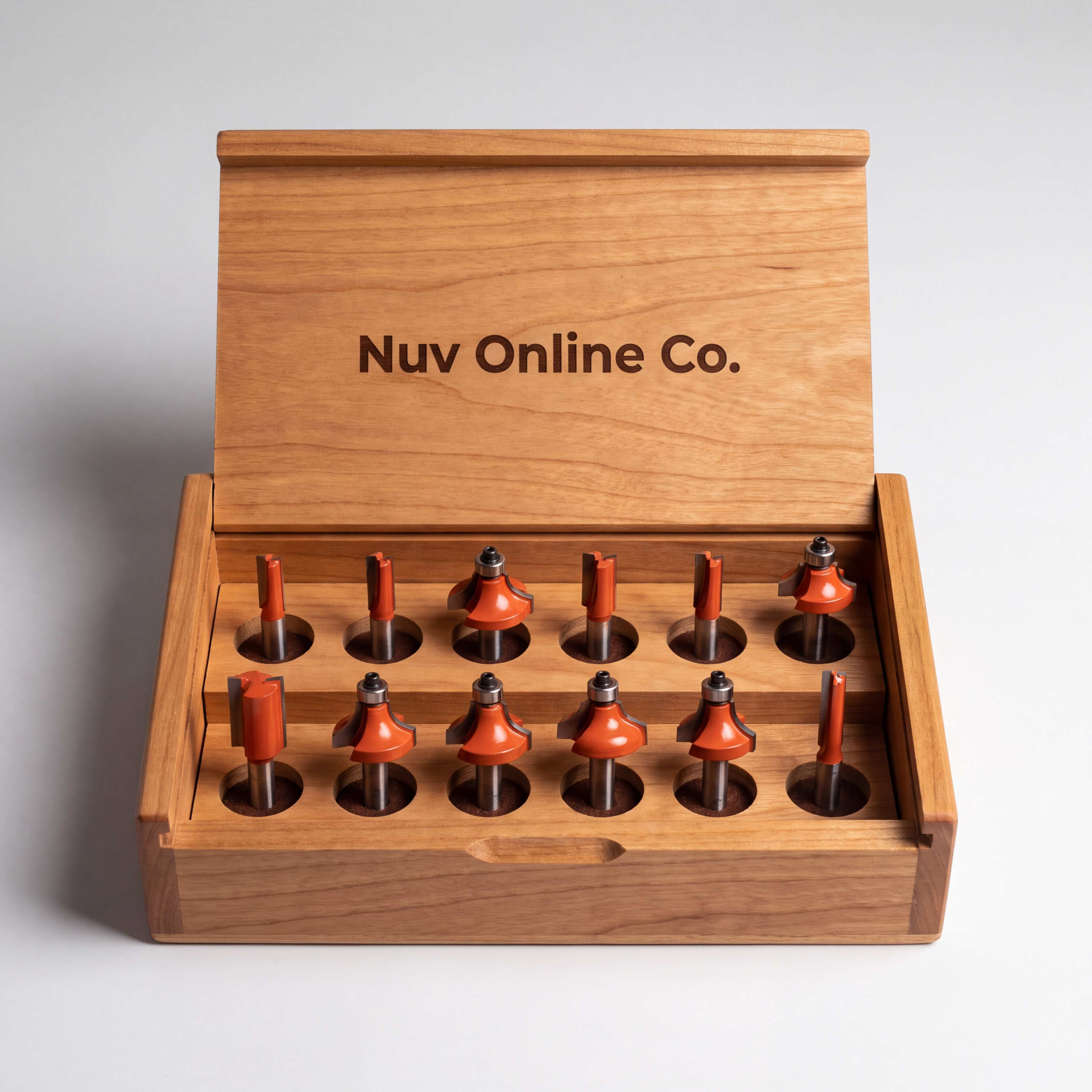 Router Bit Set, 1/4 in Shank (12 piece)