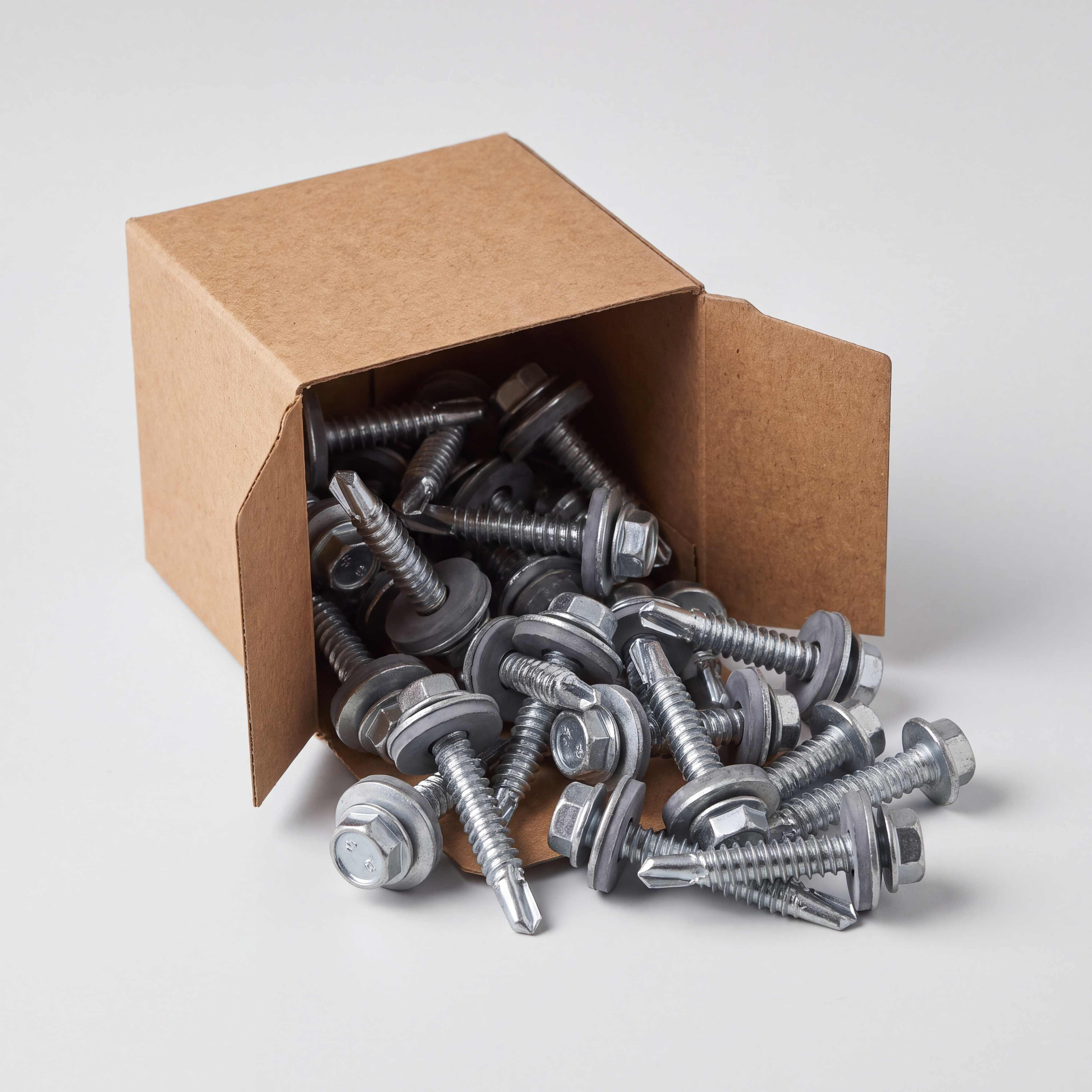 Self-Drilling Roofing Screws, 12g x 45 mm (50 pack)