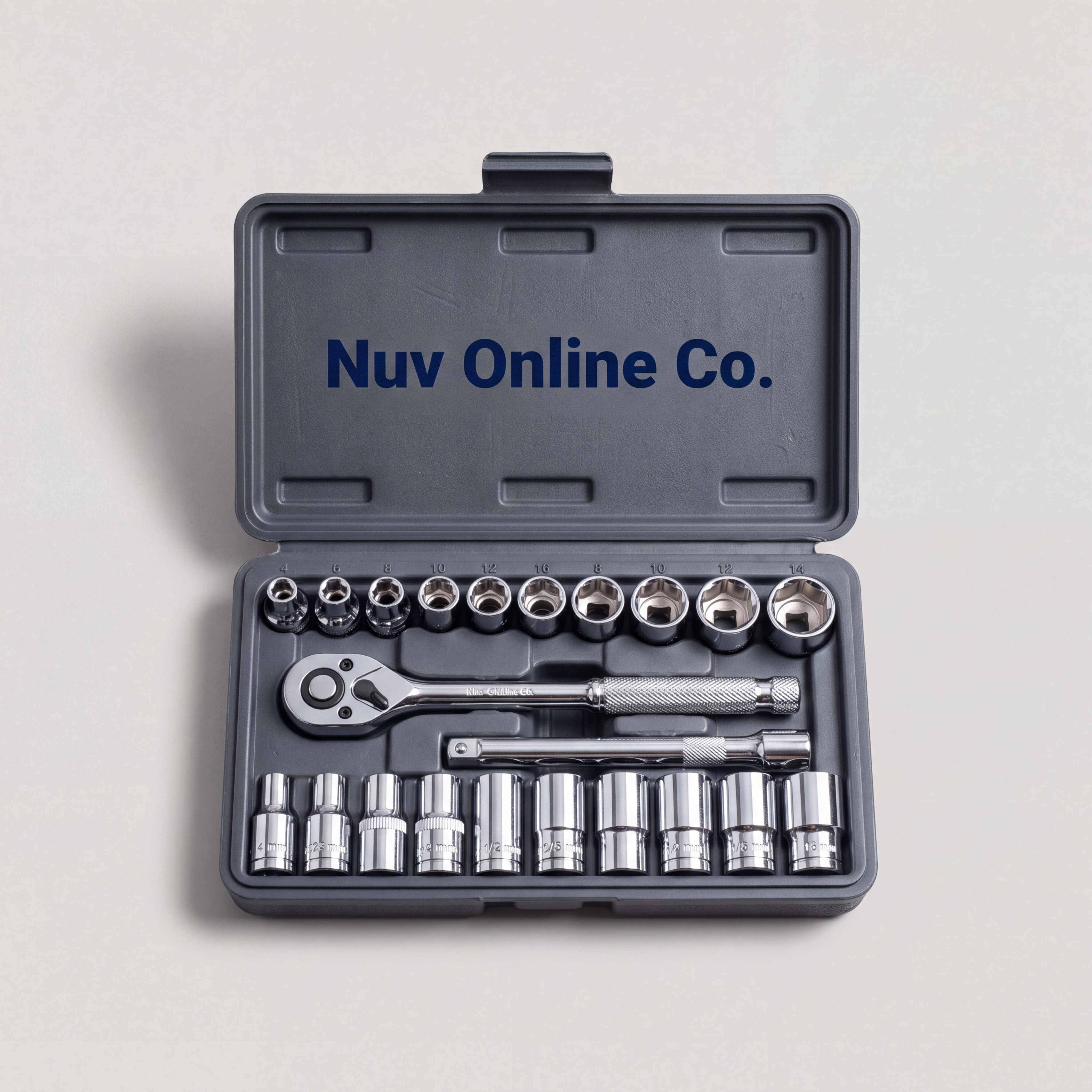 Socket Set, 1/4 in Drive 4-14 mm (25 piece)