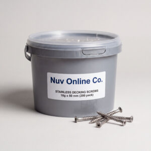 Stainless Decking Screws, 10g x 50 mm (200 pack)