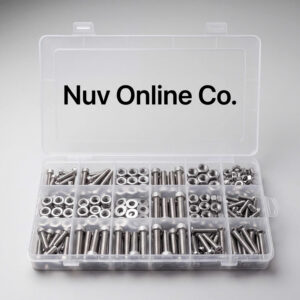 Stainless Hardware Assortment, M4-M8 (650 piece)
