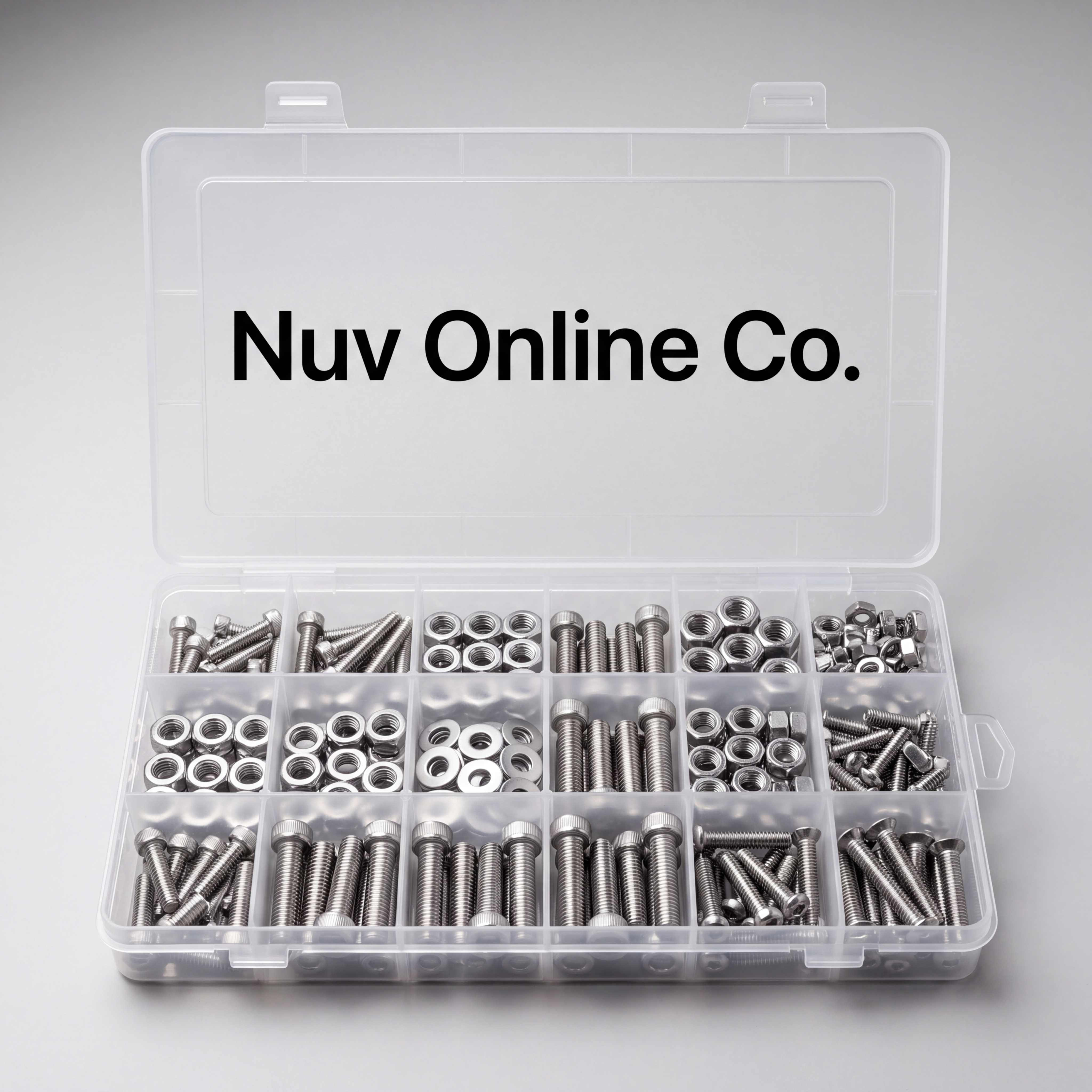 Stainless Hardware Assortment, M4-M8 (650 piece)