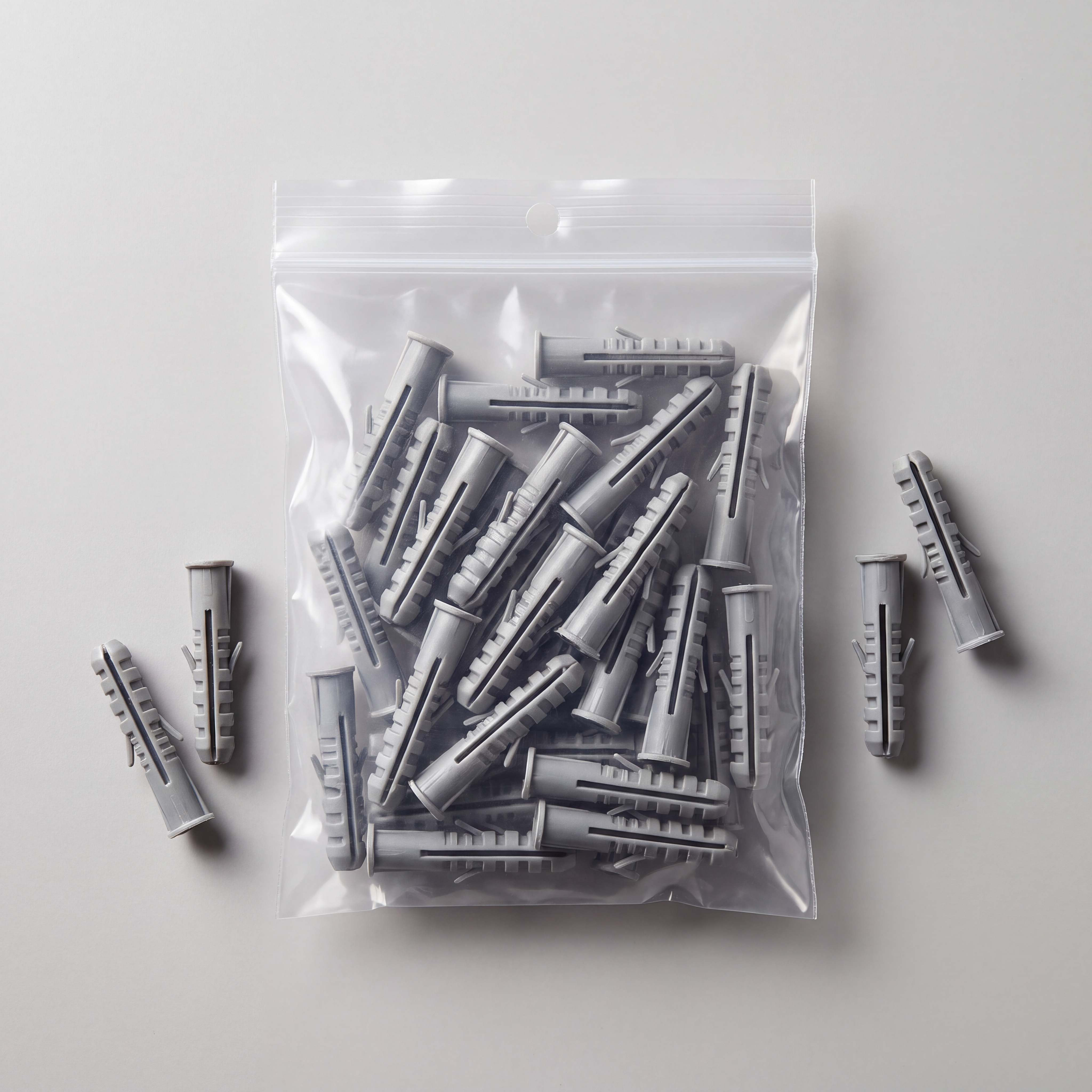 Zinc Wall Plug Pack, 6 mm x 30 mm (20 pack)